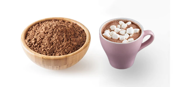 Cacao soluble y chocolate a la taza