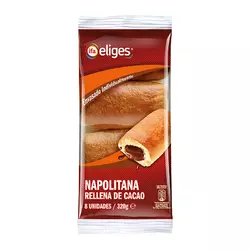 NAPOLITANA DE CHOCOLATE ENVASES INDIVIDUALES