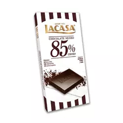 TABLETA CHOCOLATE NEGRO 85% CACAO SIN GLUTEN