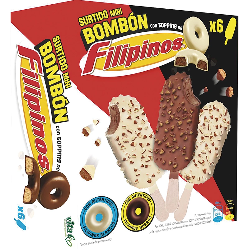 SURTIDO MINI BOMBÓN CON FILIPINOS