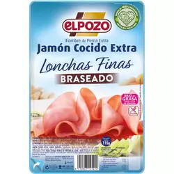 JAMÓN COCIDO BRASEADO LONCHAS FINAS